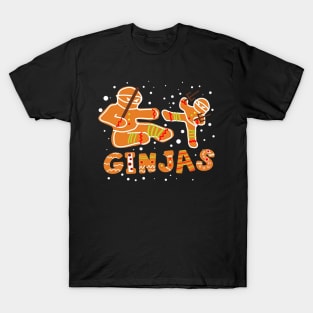Ginjas Gingerbread Ninjas TShirt Christmas T-Shirt